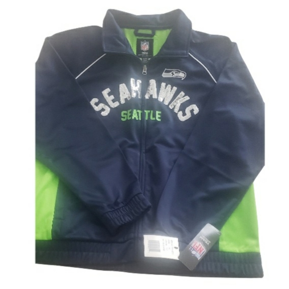 NWT Seattle Seahawks Track Jacket W-XL - Picture 2 of 5